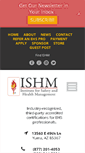 Mobile Screenshot of ishm.org